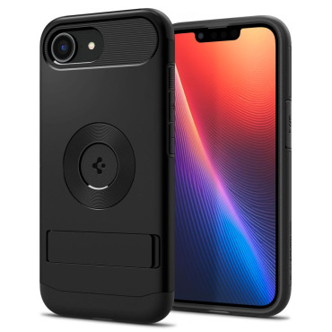 Case Case op iPhone 16e Slim Armor Magsafe - Zwart
