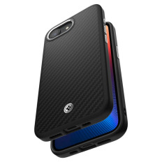 Case gadījums uz iPhone 16e Enzo Aramid MagSafe - melns