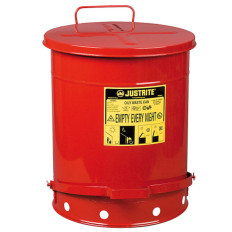 Cesta para panos de limpeza inflamáveis e oleados - FM / ul. 53l