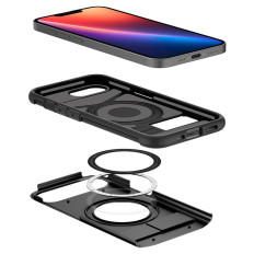 Slučaj kućišta na iPhone 16e tanak oklop magsafe - crno