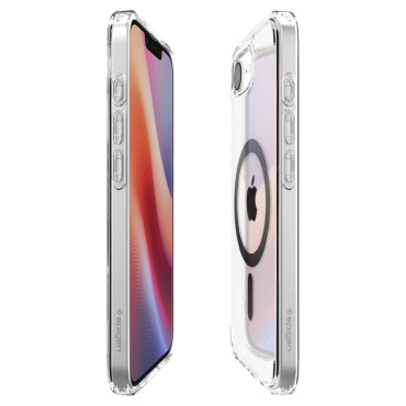 Slučaj kućišta na iPhone 16e karbonske vlakna ultra hibrid magsafe - transparentan