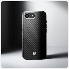 Case gadījums uz iPhone 16e Enzo Aramid MagSafe - melns