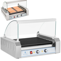 Roller barbecue with roller...