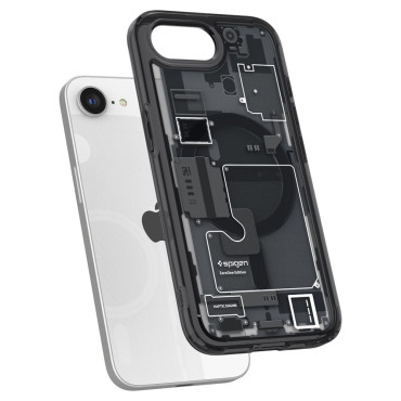 Fallfall på iPhone 16E Zero One Ultra Hybrid Magsafe - Svart