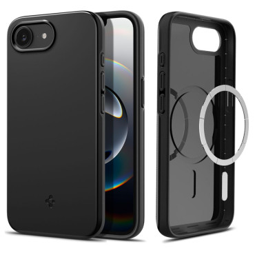The case for the iPhone 16e Thin Fit Mag - black