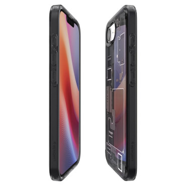 Case Case op iPhone 16e Zero One Ultra Hybrid Magsafe - Zwart