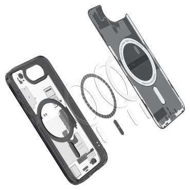 Prípad na iPhone 16E ZEROUNÝ ULTRA HYBRID MAGSAFE - BLACK