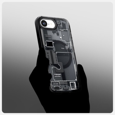 Juhtumi puhul iPhone'is 16e null üks ultra hübriid magsafe - must