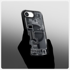 Fallfall på iPhone 16E Zero One Ultra Hybrid Magsafe - Svart
