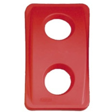 Kansi säiliöön Rubbermaid Slim Jim Reg Red