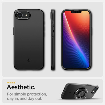 Case Case na iPhone 16e tenké fit mag - černý