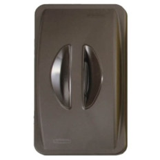 Couvercle pour conteneur Rubbermaid SLIM JIM rég brown BIO