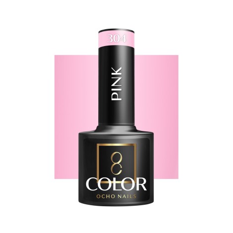 OCHO NAILS Hibridni lak za nokte ružičasti 304 - 5 g — pogled sprijeda