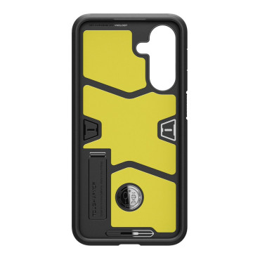Custodia per cassa per Samsung Galaxy A36 5G con tappeto di armatura resistente - nero