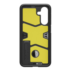 Cubierta de casos para Samsung Galaxy A36 5G con alfombra de armadura dura - Negro