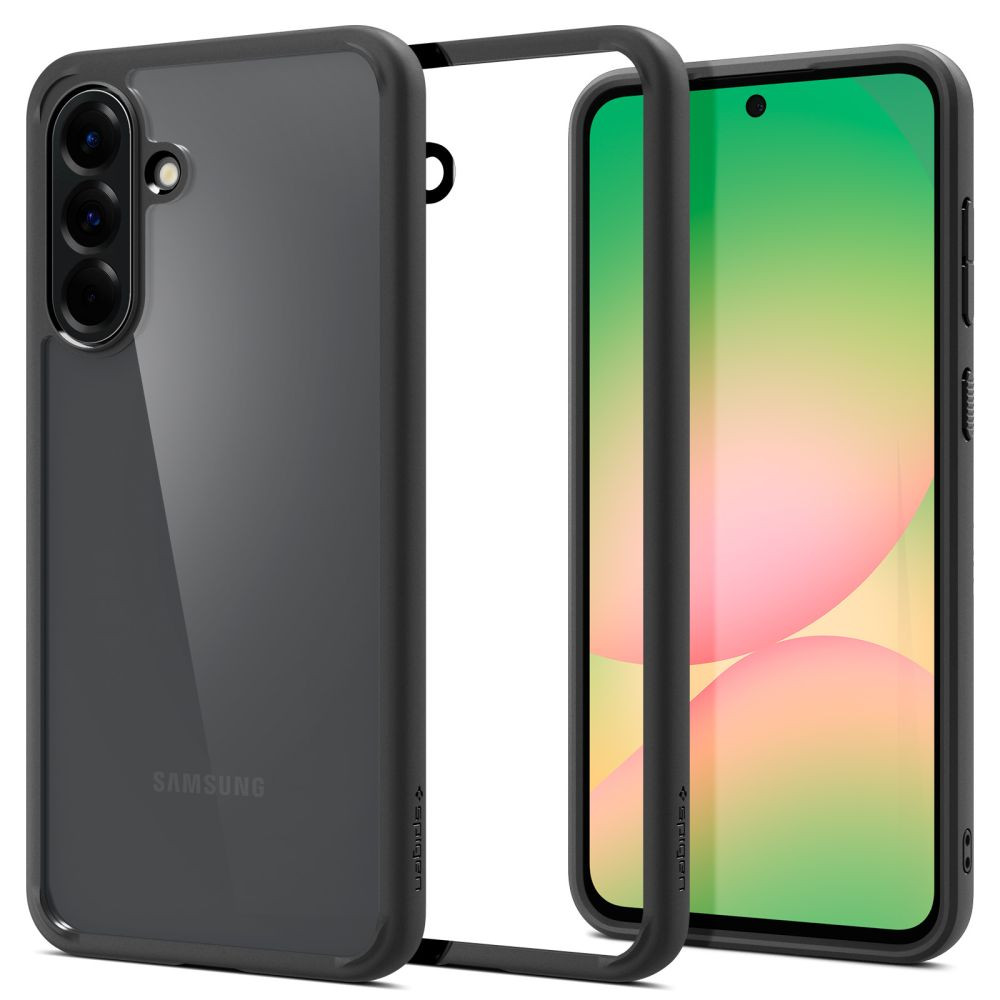 Case tok a Samsung Galaxy A56 5G Ultra hibrid - fekete szőnyeg