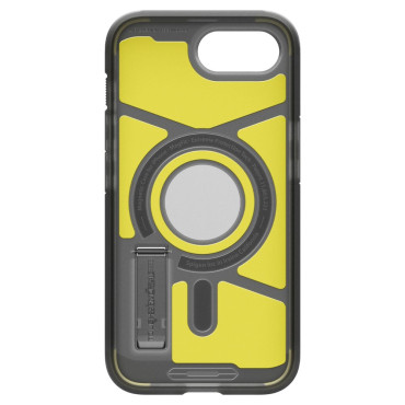 The case of the backpack for the iPhone 16e with Tough Armor MagSafe - transparent gray