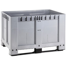 Recipiente de caixa de criminalizador 610L com paleta e capa 120x100x76 cm un ar