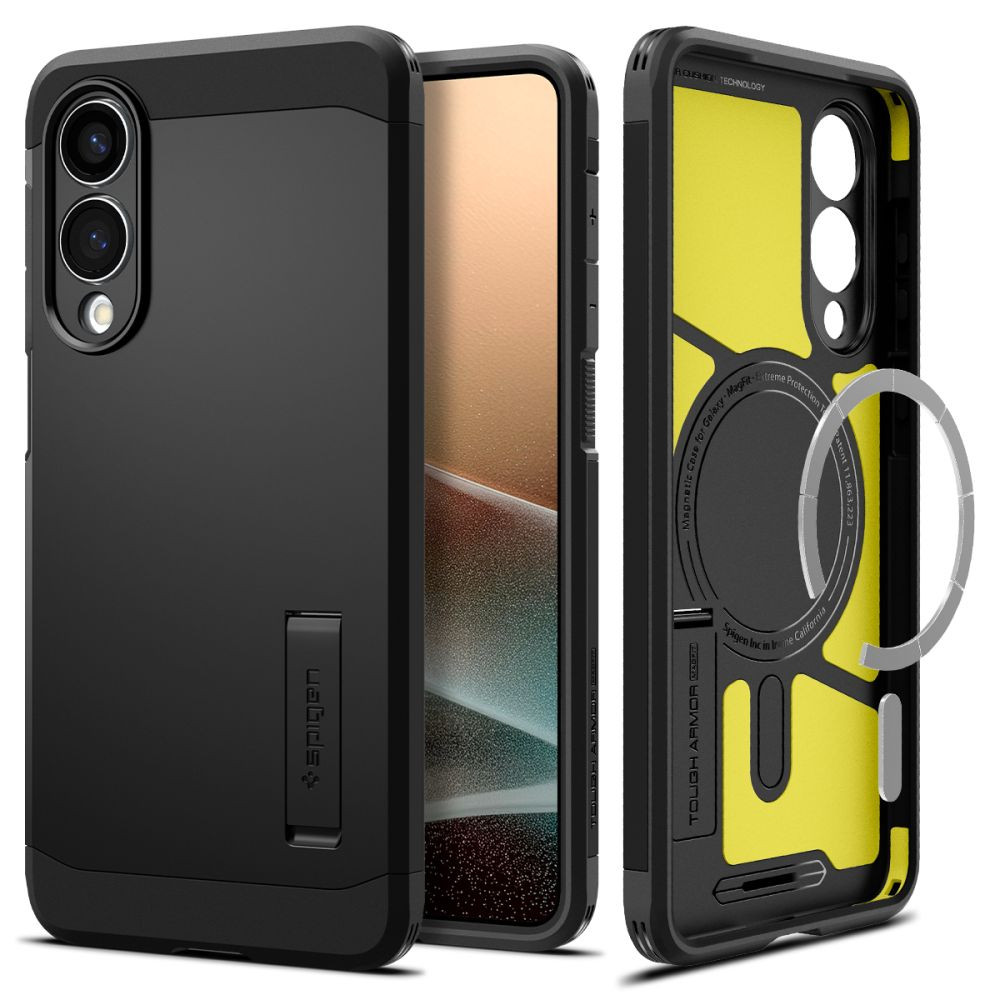 Protective cases for the Samsung Galaxy S25 Edge Tough Armor MagSafe - black