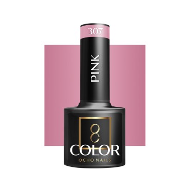 Esmalte de uñas híbrido OCHO NAILS Pink 307 - 5 g — vista frontal