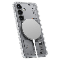 Case Case op Samsung Galaxy S25 Neo Eén Ultra Hybrid Mag - Transparant