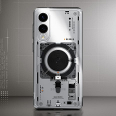 Samsung Galaxy S25 Edge Case med Ultra Hybrid Mag Print med Magsafe - Gennemsigtig