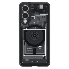 Case for the Samsung Galaxy S25 Edge with Ultra Hybrid Mag printed with MagSafe - black