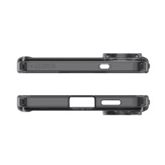 Etui na Samsung Galaxy S25 Edge z nadrukiem Ultra Hybrid Mag z MagSafe - czarne