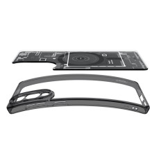 Θήκη για το Samsung Galaxy S25 Edge με εξαιρετικά υβριδική εκτύπωση MAG με Magsafe - Μαύρο