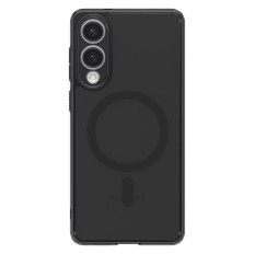 Případ pro Samsung Galaxy S25 Edge Ultra Hybrid Mag from MagSafe - Black Průsvitný