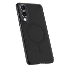 Případ pro Samsung Galaxy S25 Edge Ultra Hybrid Mag from MagSafe - Black Průsvitný