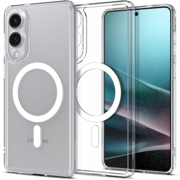 The case for the Samsung Galaxy S25 Edge Ultra Hybrid Mag with MagSafe - transparent