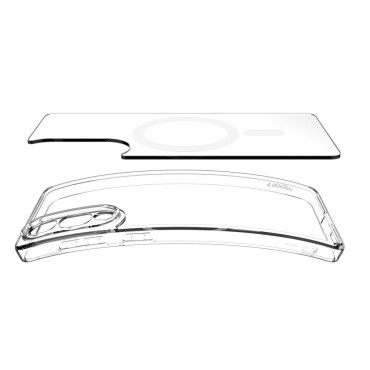 Samsung Galaxy S25 Edge Ultra Hybrid Mag con Magsafe - Trasparente