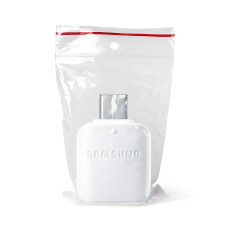 USB-A Sovitin - USB-C Samsung - valkoinen