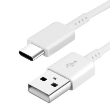 Samsung USB-A-kabel - USB-C-kabel 0.8m - vit