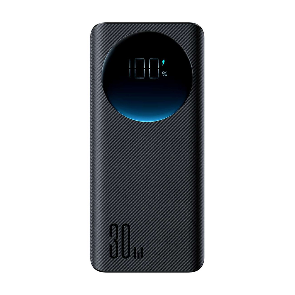 PowerBank 30W 30000MAH-taskulamppu + USB-kaapeli - USB-C 25cm musta