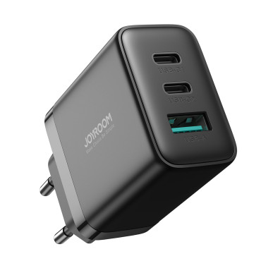 Snabb 2x USB-C / 1X USB-A-nätverksladdare 32W svart