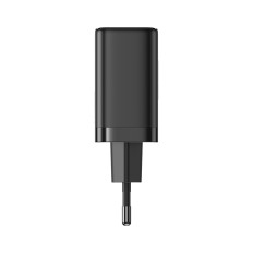 Snabb 2x USB-C / 1X USB-A-nätverksladdare 32W svart