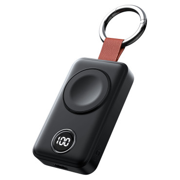 POWERCK Pocket Keychain 2000MAH 3W à Apple Regarder noir