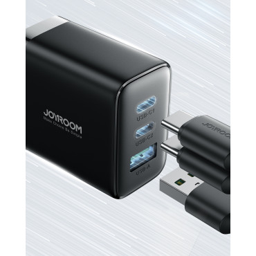 Nopea 2x USB-C / 1x USB-verkkolaturi 32W musta