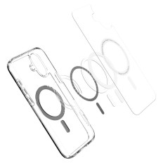 Kaitsekott iPhone 16 Ultra hübriid Magsafe süsinikkiud - läbipaistev hall