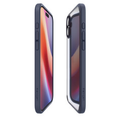 Casi protettivi su iPhone 16 Ultra ibrido - trasparenza blu