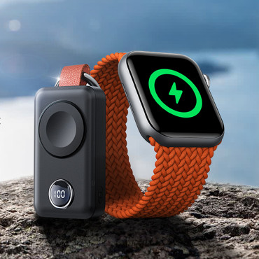 PowerBank Pocket Keychain 2000MAH 3W į Apple Žiūrėti juodą