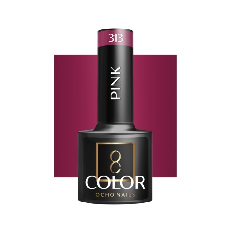 OCHO NAILS Hybrid Neglelak Pink 313 - 5 g — forfra