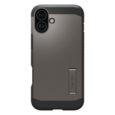 Σκληρή θήκη Armor Magsafe με ένα περίπτερο για το iPhone 16 - Gunmetal