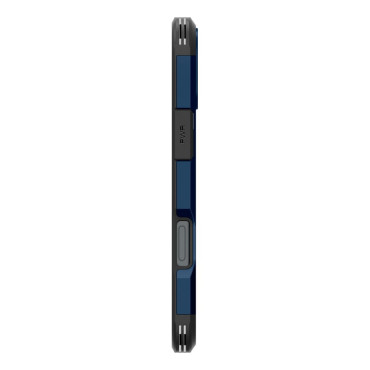 Armadura resistente Magsafe Case com um suporte para o iPhone 16 - azul