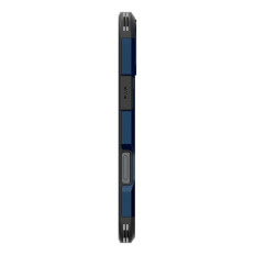 Armadura resistente Magsafe Case com um suporte para o iPhone 16 - azul