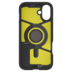 Tough Armor Magsafe Case met een standaard voor iPhone 16 - Gunmetal