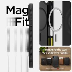HAPE korkki iPhone 16 karu armor magsafe - musta