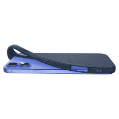 Primer na iPhone 16 tekoči zrak - modra